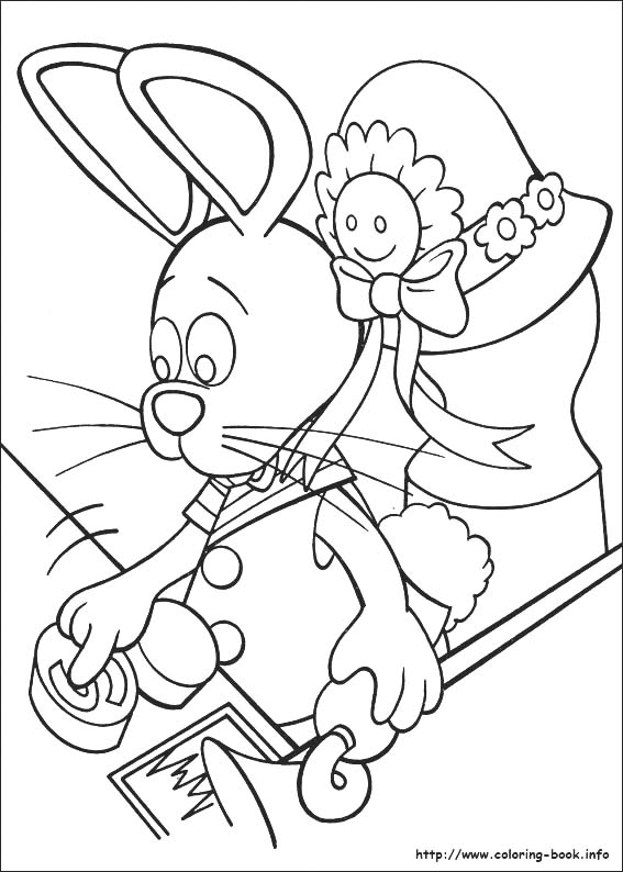 Peter Cottontail coloring picture